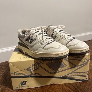 New Balance x ALD 550 White/Grey (EU 37.5 = Women's 6.5/7, Mens 5)